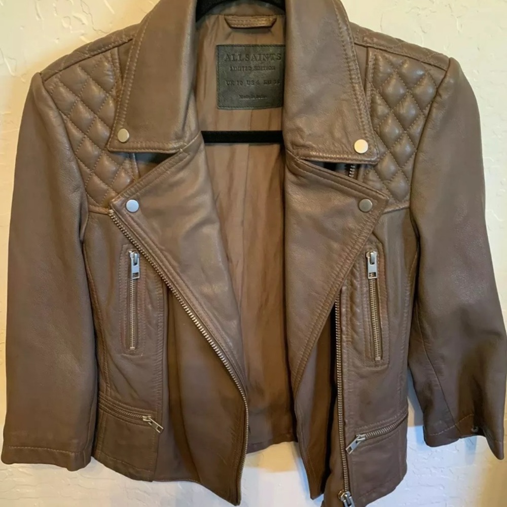 All Saints Leather Jacket